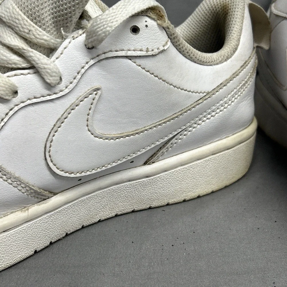 Nike‎ Boys Court Borough Low 2 BQ5448-100 White Casual Shoes Sneakers Size 6Y